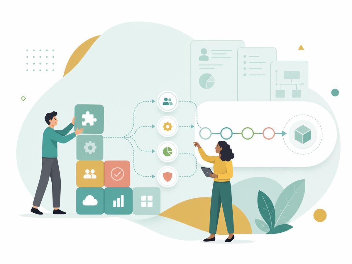 Reusable ERP skills flowing into a delivery framework